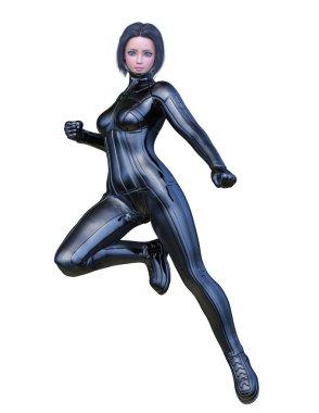 3D cg işleme kahraman 