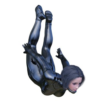 3D cg işleme kahraman 