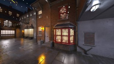 Şehir 3D cg render