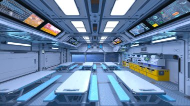 Uzay gemisi 3d cg render