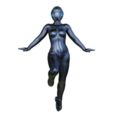 Süper kadın 3d cg render