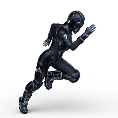 Süper kadın 3d cg render