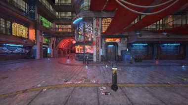 Şehir 3D cg render