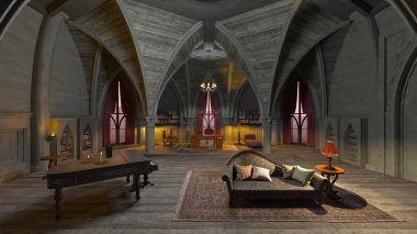 Manastırın 3d CG Hazırlaması