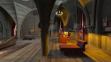 Manastırın 3d CG Hazırlaması