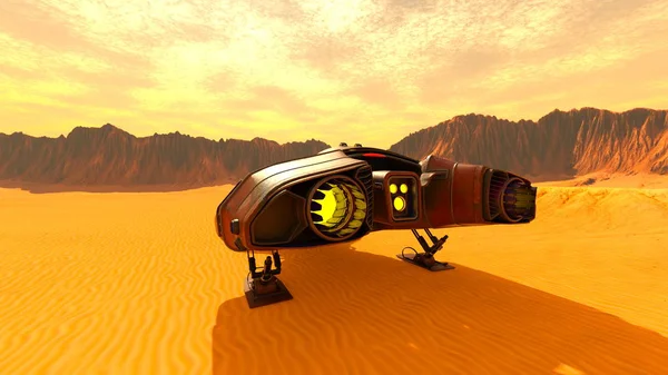 Uzay gemisi 3d cg render