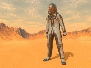 astronot 3D cg render