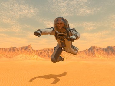 astronot 3D cg render