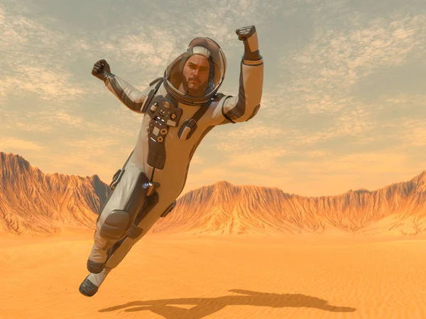 Rendering Astronaut — Stock Photo, Image