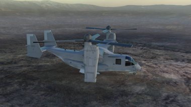 Helikopter 3d Cg render
