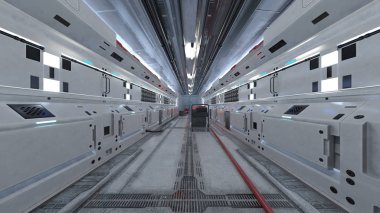 Uzay gemisi 3d cg render