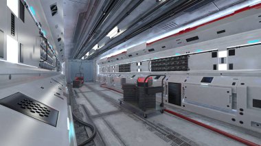 Uzay gemisi 3d cg render