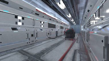 Uzay gemisi 3d cg render