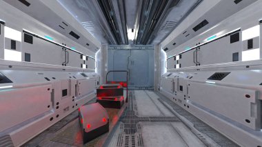 Uzay gemisi 3d cg render