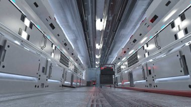 Uzay gemisi 3d cg render