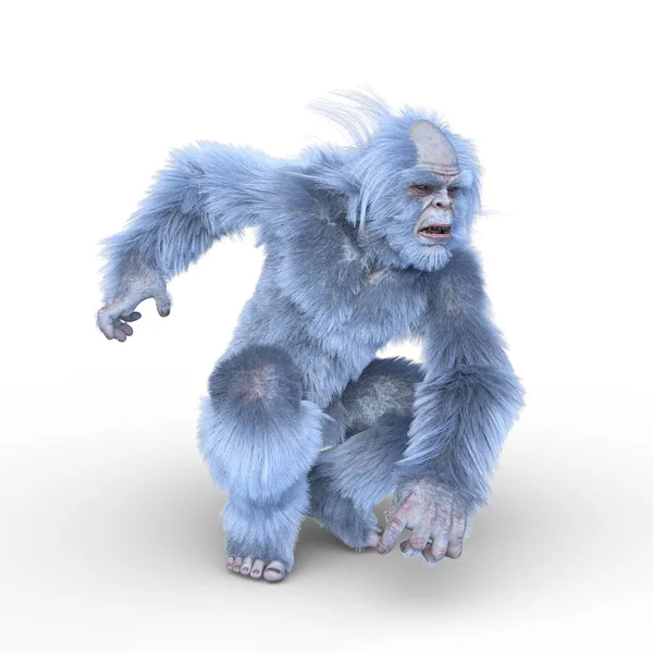 Rendering Gorilla Monster — Stock Photo, Image