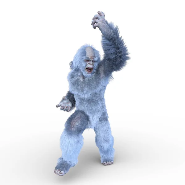 Rendering Gorilla Monster — Stock Photo, Image