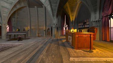 Manastırın 3d CG Hazırlaması