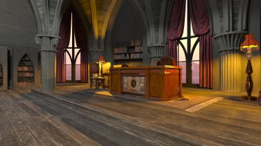 Manastırın 3d CG Hazırlaması