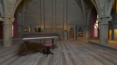 Manastırın 3d CG Hazırlaması