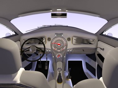 Spor araba 3d cg render