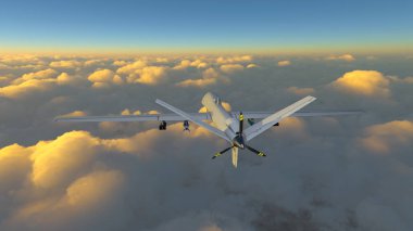 Uçak 3d cg render