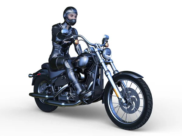 Rendering Von Sexy Rider — Stockfoto