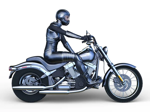 Rendering Von Sexy Rider — Stockfoto