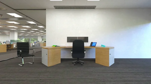 Rendering Modern Byggnad Office — Stockfoto