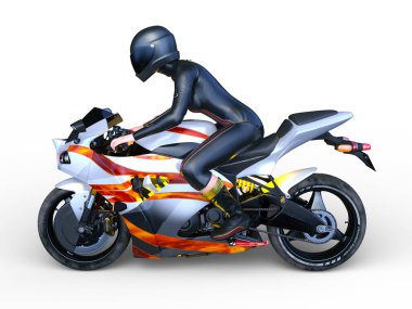 3D cg işleme seksi binici