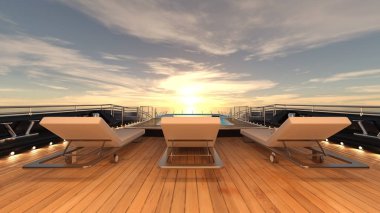 Evin 3d CG görüntülemesi