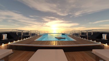 Evin 3d CG görüntülemesi