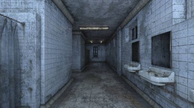 tuvalet 3D cg render