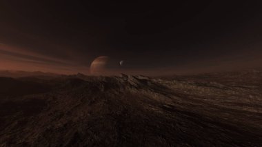 vahşi 3D CG render. NASA tarafından döşenmiş bu görüntünün elemanları.