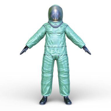 astronot 3D cg render