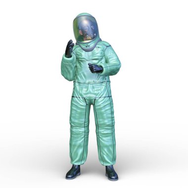 astronot 3D cg render