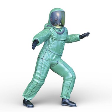 astronot 3D cg render