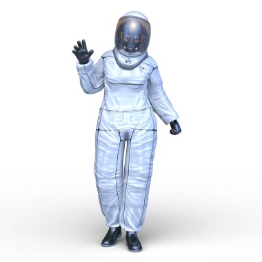astronot 3D cg render