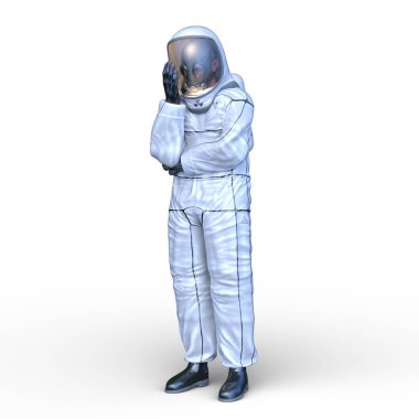 astronot 3D cg render