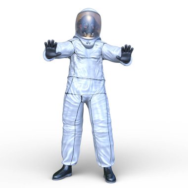 astronot 3D cg render