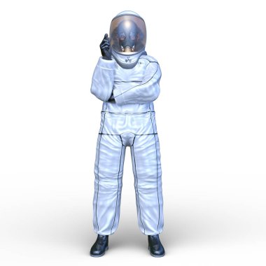 astronot 3D cg render