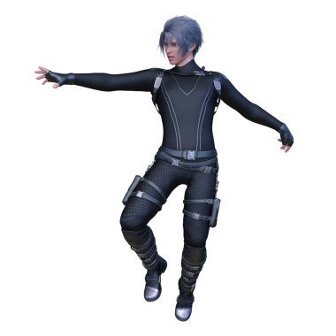 3D cg işleme kahraman