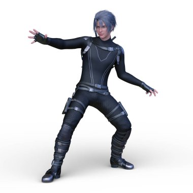 3D cg işleme kahraman