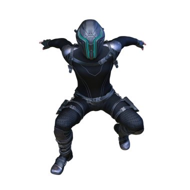 3D cg işleme kahraman