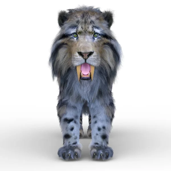 Rendering Della Tigre Fantasy — Foto Stock