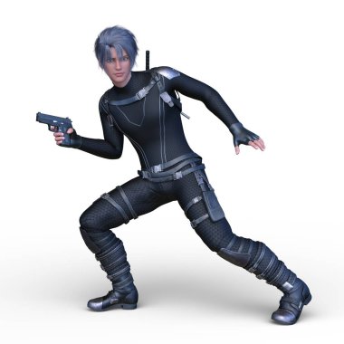 3D cg işleme kahraman