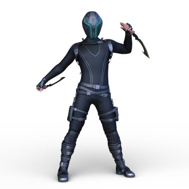 3D cg işleme kahraman