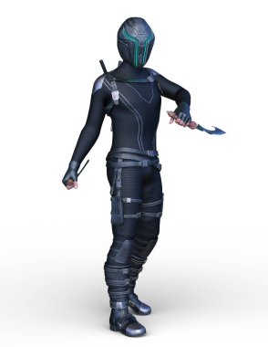 3D cg işleme kahraman