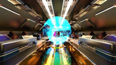 Gizli karargahın 3 boyutlu canlandırması