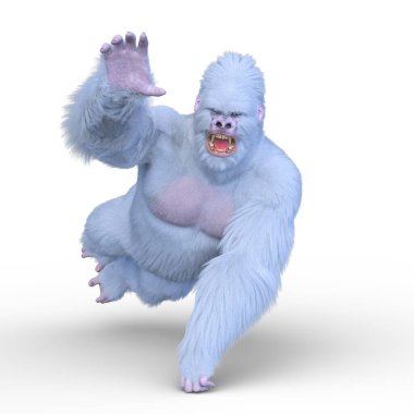 Gorilin 3 boyutlu canlandırması